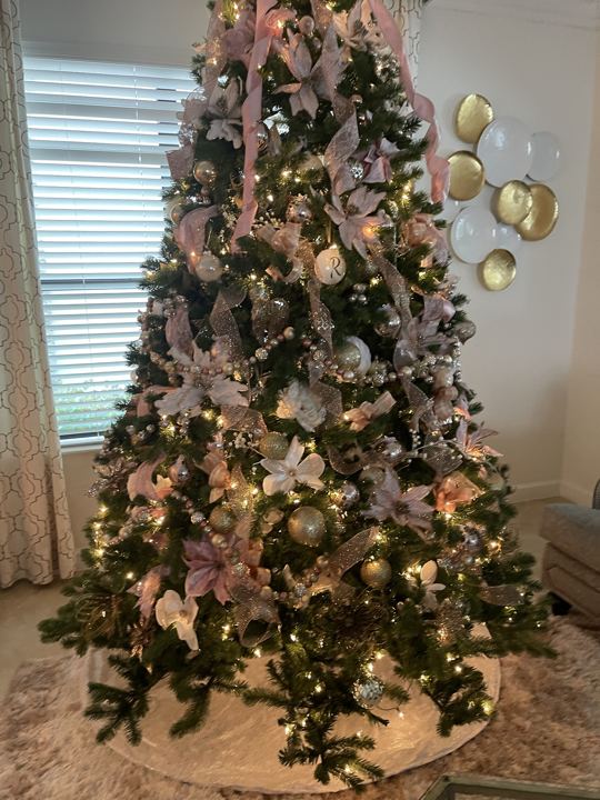 Blush and rose gold tree