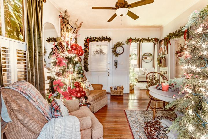 Garland over every doorway